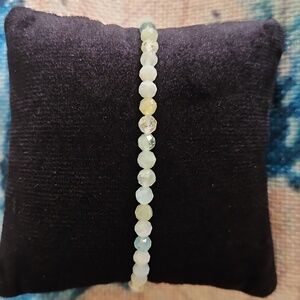 Aquamarine Beaded Bracelet